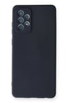 Mey İthalat®  Samsung Galaxy A72 Kılıf Nano içi Kadife Silikon - Lacivert