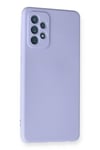Mey İthalat®  Samsung Galaxy A72 Kılıf Nano içi Kadife Silikon - Lila