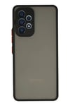 Mey İthalat®  Samsung Galaxy A73 5G Kılıf Montreal Silikon Kapak - Siyah