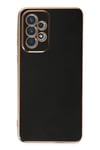 Mey İthalat®  Samsung Galaxy A73 5G Kılıf Volet Silikon - Siyah