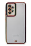 Mey İthalat®  Samsung Galaxy A73 5G Kılıf Liva Lens Silikon - Mavi