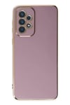 Mey İthalat®  Samsung Galaxy A73 5G Kılıf Volet Silikon - Mor