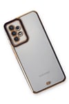 Mey İthalat®  Samsung Galaxy A73 5G Kılıf Liva Lens Silikon - Mavi