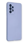 Mey İthalat®  Samsung Galaxy A73 5G Kılıf Nano içi Kadife Silikon - Lila