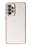 Mey İthalat®  Samsung Galaxy A73 5G Kılıf Volet Silikon - Beyaz