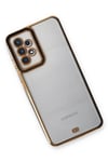 Mey İthalat®  Samsung Galaxy A73 5G Kılıf Liva Lens Silikon - Siyah