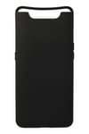 Mey İthalat®  Samsung Galaxy A80 Kılıf Nano içi Kadife Silikon - Siyah