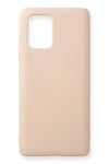 Mey İthalat®  Samsung Galaxy A91 / S10 Lite Kılıf Nano içi Kadife Silikon - Pudra
