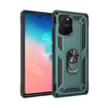Mey İthalat®  Samsung Galaxy A91 / S10 Lite Kılıf Sofya Yüzüklü Silikon Kapak - Yeşil