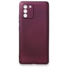 Mey İthalat®  Samsung Galaxy A91 / S10 Lite Kılıf First Silikon - Mürdüm