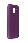 Mey İthalat®  Samsung Galaxy J6 Kılıf First Silikon - Mürdüm