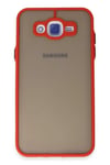 Mey İthalat®  Samsung Galaxy J7 Kılıf Montreal Silikon Kapak - Kırmızı
