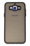Mey İthalat®  Samsung Galaxy J7 Kılıf Montreal Silikon Kapak - Siyah