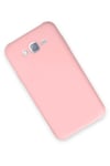Mey İthalat®  Samsung Galaxy J7 Kılıf Nano içi Kadife Silikon - Pudra