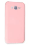 Mey İthalat®  Samsung Galaxy J7 Kılıf Nano içi Kadife Silikon - Pudra