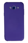 Mey İthalat®  Samsung Galaxy J7 Kılıf Nano içi Kadife Silikon - Mor