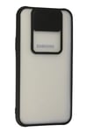 Mey İthalat®  Samsung Galaxy J7 Kılıf Palm Buzlu Kamera Sürgülü Silikon - Siyah