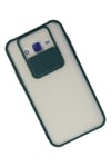 Mey İthalat®  Samsung Galaxy J7 Kılıf Palm Buzlu Kamera Sürgülü Silikon - Yeşil