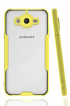 Mey İthalat®  Samsung Galaxy J7 Kılıf Platin Silikon - Sarı