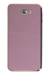 Mey İthalat®  Samsung Galaxy J7 Prime Kılıf Volet Silikon - Mor