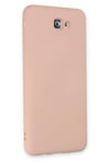 Mey İthalat®  Samsung Galaxy J7 Prime Kılıf Nano içi Kadife Silikon - Pudra