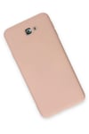 Mey İthalat®  Samsung Galaxy J7 Prime Kılıf Nano içi Kadife Silikon - Pudra