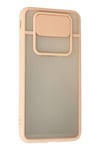 Mey İthalat®  Samsung Galaxy J7 Prime Kılıf Palm Buzlu Kamera Sürgülü Silikon - Pembe