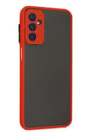 Mey İthalat®  Samsung Galaxy M13 Kılıf Montreal Silikon Kapak - Kırmızı