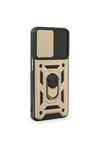 Mey İthalat®  Samsung Galaxy M14 5G Kılıf Pars Lens Yüzüklü Silikon - Gold