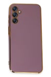 Mey İthalat®  Samsung Galaxy M14 5G Kılıf Volet Silikon - Mor