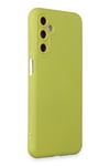 Mey İthalat®  Samsung Galaxy M14 5G Kılıf Nano içi Kadife Silikon - Sarı