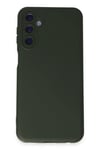 Mey İthalat®  Samsung Galaxy M14 5G Kılıf Nano içi Kadife Silikon - Koyu Yeşil