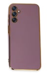 Mey İthalat®  Samsung Galaxy M14 5G Kılıf Volet Silikon - Mor