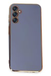 Mey İthalat®  Samsung Galaxy M14 5G Kılıf Volet Silikon - Mavi