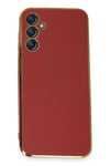 Mey İthalat®  Samsung Galaxy M14 5G Kılıf Volet Silikon - Kırmızı