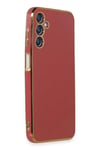 Mey İthalat®  Samsung Galaxy M14 5G Kılıf Volet Silikon - Kırmızı