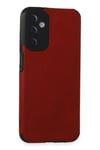 Mey İthalat®  Samsung Galaxy M14 5G Kılıf Loop Deri Silikon - Kırmızı