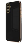 Mey İthalat®  Samsung Galaxy M15 Kılıf Volet Silikon - Siyah