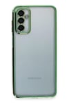 Mey İthalat®  Samsung Galaxy M23 Kılıf  Lensli Silikon - Yeşil