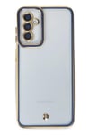 Mey İthalat®  Samsung Galaxy M23 Kılıf Liva Lens Silikon - Mavi