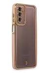 Mey İthalat®  Samsung Galaxy M23 Kılıf Liva Lens Silikon - Pudra