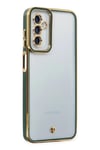 Mey İthalat®  Samsung Galaxy M23 Kılıf Liva Lens Silikon - Yeşil