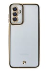 Mey İthalat®  Samsung Galaxy M23 Kılıf Liva Lens Silikon - Siyah