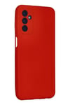 Mey İthalat®  Samsung Galaxy M23 Kılıf Nano içi Kadife Silikon - Kırmızı