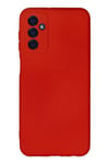 Mey İthalat®  Samsung Galaxy M23 Kılıf Nano içi Kadife Silikon - Kırmızı
