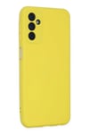 Mey İthalat®  Samsung Galaxy M23 Kılıf Nano içi Kadife Silikon - Sarı