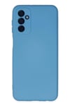 Mey İthalat®  Samsung Galaxy M23 Kılıf Nano içi Kadife Silikon - Mavi
