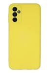 Mey İthalat®  Samsung Galaxy M23 Kılıf Nano içi Kadife Silikon - Sarı