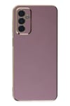 Mey İthalat®  Samsung Galaxy M23 Kılıf Volet Silikon - Mor