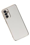 Mey İthalat®  Samsung Galaxy M23 Kılıf Volet Silikon - Beyaz